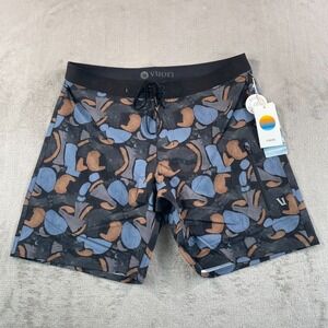 Vuori‎ x Rob Machado Infinity Boardshorts Men 34 Cloud Abstract Performance NWT
